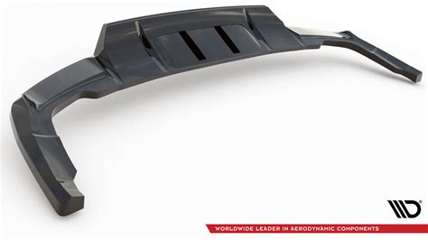 Rear Splitter With Vertical Bars Audi Q5 S Line SUV Mk2 Facelift