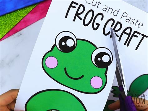 Free Printable Frog Craft Template Simple Mom Project