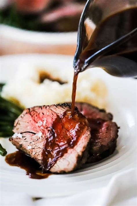 Beef Tenderloin With Red Wine Sauce VIDEO How To Feed A Loon