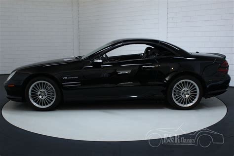 Mercedes-Benz SL 55 AMG convertible black 2006 for sale at ERclassics