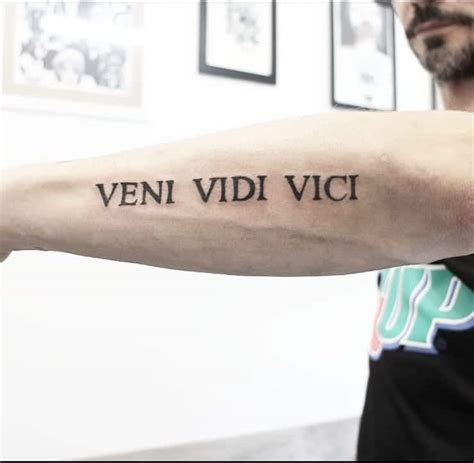 Amazing Veni Vidi Vici Tattoo Ideas That Will Blow Your Mind