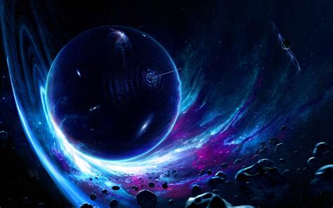 Wallpaper 1920x1200 Px Artwork Asteroid Planet Space Art Warp