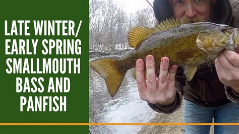 Late Winter Early Spring Smallmouth Bass And First Panfish Of 2020