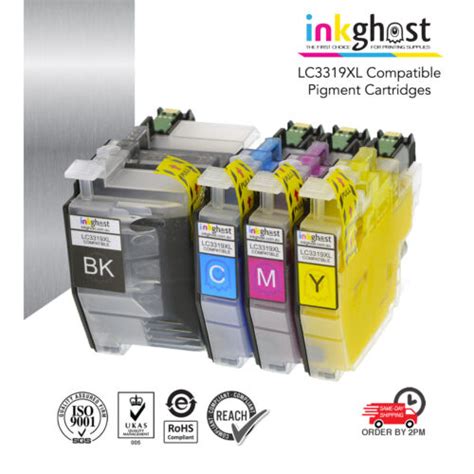 LC3319XL PIGMENT Compatible Ink Cartridges For Brother Printers Inc MFC