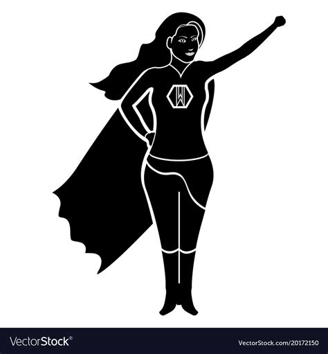 Superwoman Logo Black And White