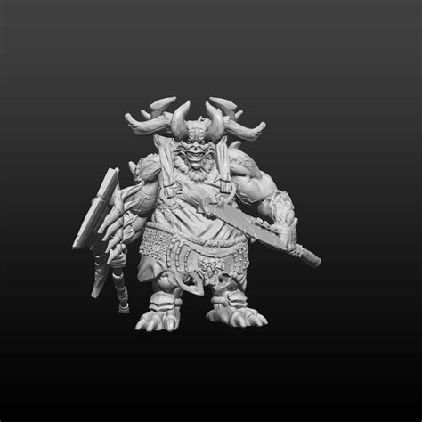 Butcher Demon Big Monster Dungeons And Dragons Dnd Rpg Role Etsy