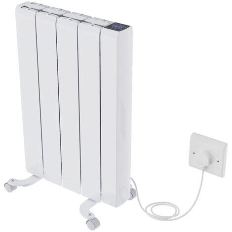 Fin W Ceramic Electric Radiator Wall Mounted Portable Heater Smart