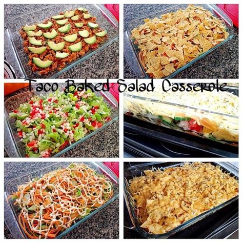 Taco Baked Salad Casserole Recipe By Ruhana Ebrahim Recipe Recipes