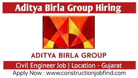 Aditya Birla Group Hiring 2023 | Civil Engineer Job Opportunities ...