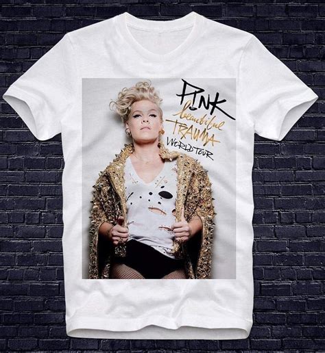 T Shirt Pink Beautiful Trauma World Tour Revenge Album P Nk P Nk Singer ...