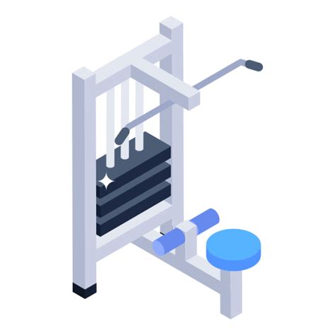 Chest Press Generic Isometric Icon