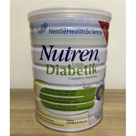 Nestle Nutren Diabetik Complete Nutrition Vanilla 800g Exp 10 2023