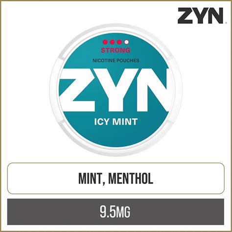 Buy Zyn Icy Mint Nicotine Pouches Online Free Delivery