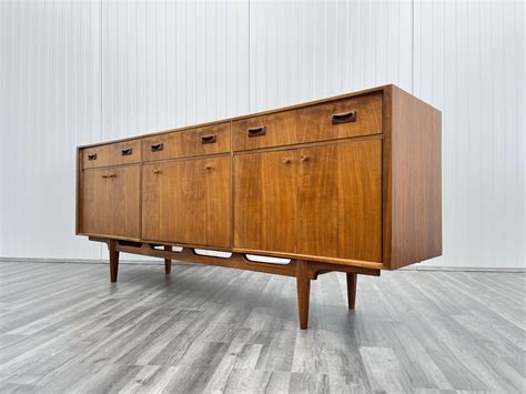 Mid Century Teak And Walnut Sideboard By Mcintosh