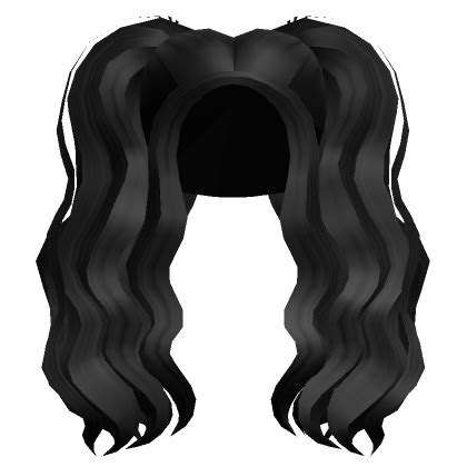 Popstar Pigtails In Black Roblox Item Rolimon S