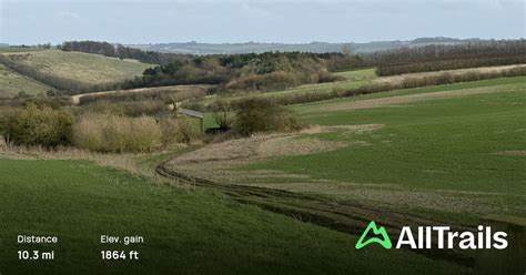 The Ridgeway Loops 02 Rockley Wiltshire England Map Guide