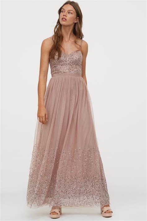 H M Sequined Tulle Dress Shop The Best Prom Dresses Of 2020