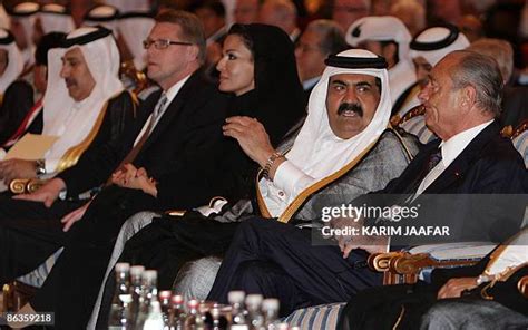 Qatar Emir Sheik Hamad Bin Khalifa Al Thani Imagens E Fotografias De Stock Getty Images