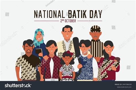 Wearing Batik Stock Vectors Images Vector Art Shutterstock