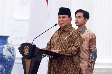 Prabowo Umumkan Nama Nama Menteri Kabinet Merah Putih Berikut