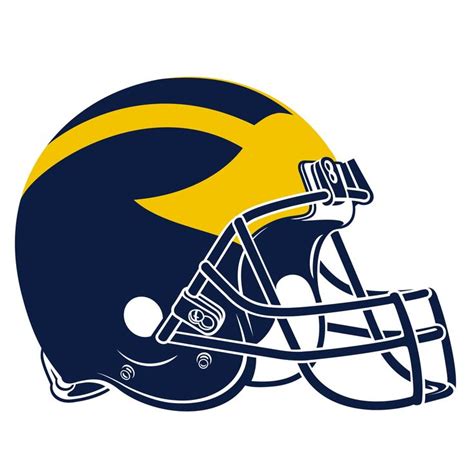 Michigan Wolverines: Football Helmet Foam Core Cutout - Officially Lic ...