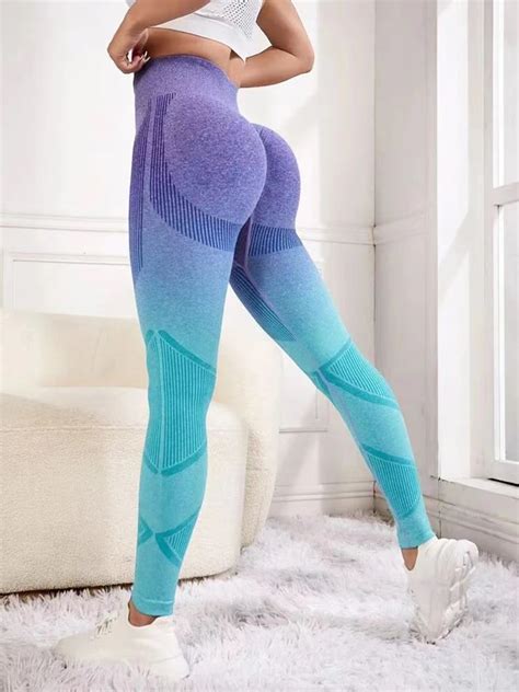 Seamless Push Up Leggings Para Mulheres Cintura Alta Cal As Justas