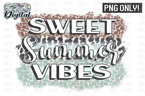 Sweet Summer Vibes Sublimation PNG Only