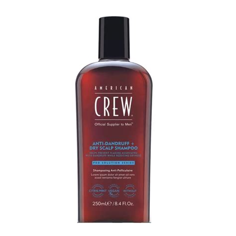 American Crew Anti Dandruff Dry Scalp Shampoo Pro Solution Series 8