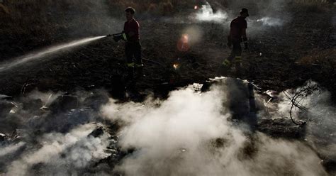 Roma Spento Un Vasto Incendio Nei Pressi Di Via Collatina Vecchia