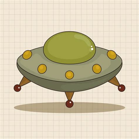 Cartoon Ufo Spaceship Icon Set Stock Illustration By Mocoo2003 8289925