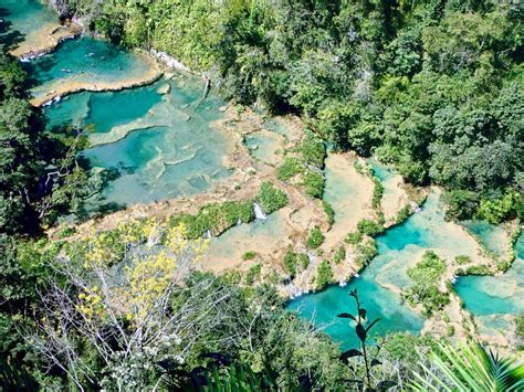 Swimming in the natural pools of Semuc Champey - Lifetimetrails