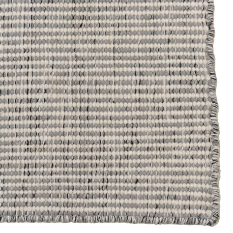 Tapis Rect X Cm En Laine Tiss E Couleur Blanc Gris Chin Dpi Import