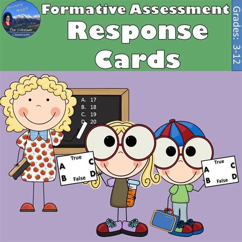 These Formative Assessment Response Cards Are A Quick Easy Effective Way To Gauge