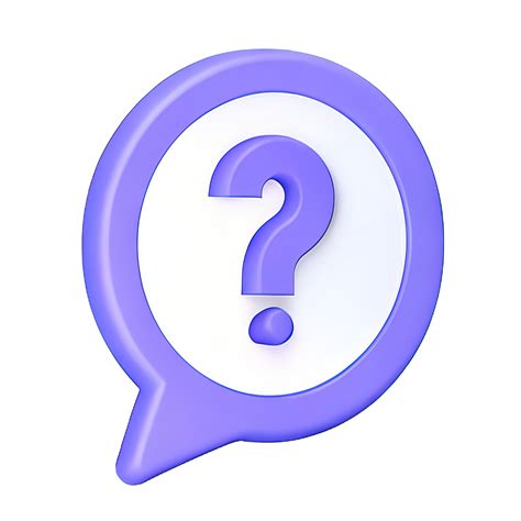 3d Question Mark Icon Sign 26552221 Png