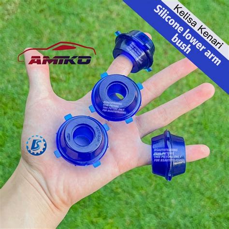 100 Original Amiko Perodua Kelisa Kenari Silicone Lower Arm Bush 48674