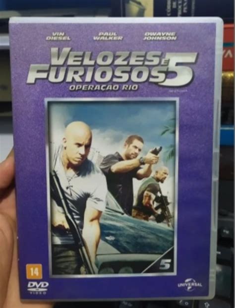 Dvd Velozes e Furiosos 5 Operação Rio Original Livro Usado 52292456