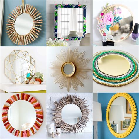 40 Mirror Crafts For Unique Decor Mod Podge Rocks