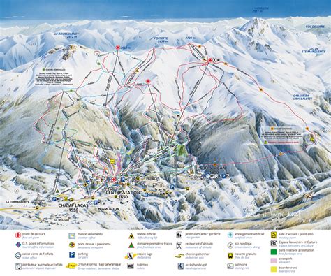 Carte Domaine Des Orres Hautes Alpes