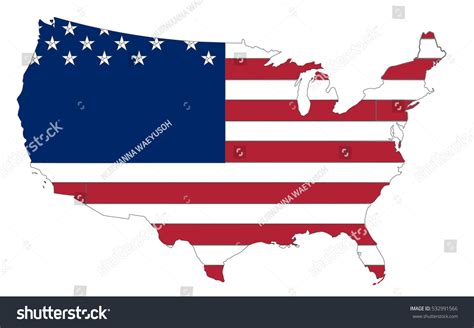 High Detailed Vector Map United States Stock Vector Royalty Free 532991566 Shutterstock