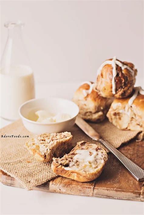 Choc Chip Hot Cross Buns Adore Foods