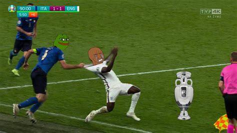 Pepe Chiellini Vs Wojak Saka Chiellini Pulling Saka Know Your Meme