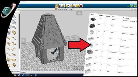 Lego Digital Designer Export Part List Methods Youtube