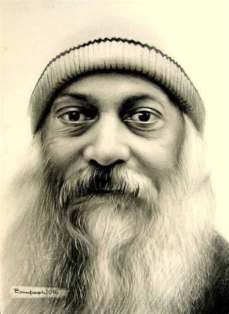 Osho Drawing by Vladimir Medvedev | Saatchi Art