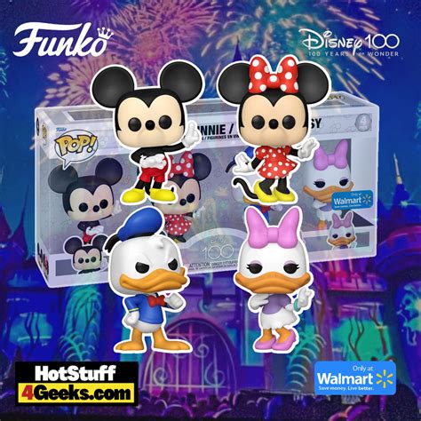 New Disney Th Anniversary Pack Funko Pops Walmart