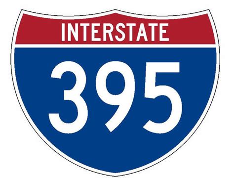 Interstate 395 Sticker R2335 Highway Sign Road Sign Winter Park Products