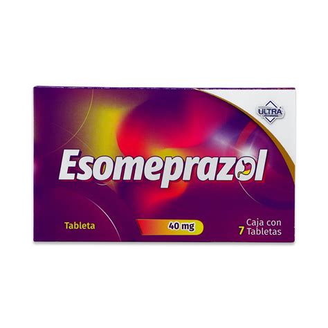 ESOMEPRAZOL CAJA CON 7 TABLETAS 40 MG ULTRA