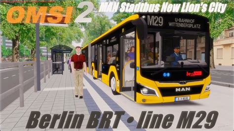 Omsi Berlin Brt Line M Man Stadtbus New Lion S City Youtube