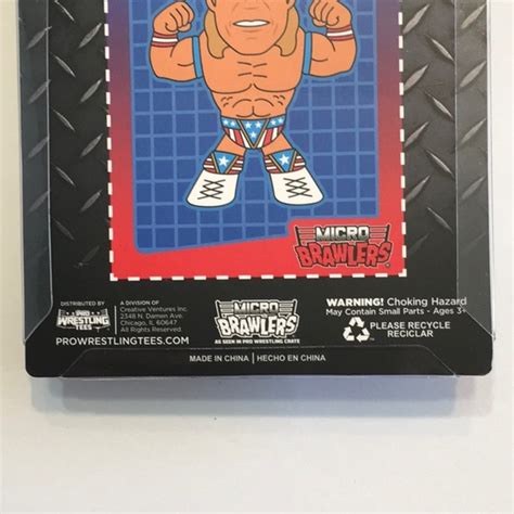 Pro Wrestling Tees Toys Lex Luger Micro Brawler Wrestling Mini