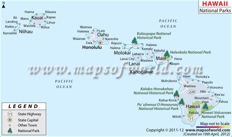 National Parks In Hawaii Map