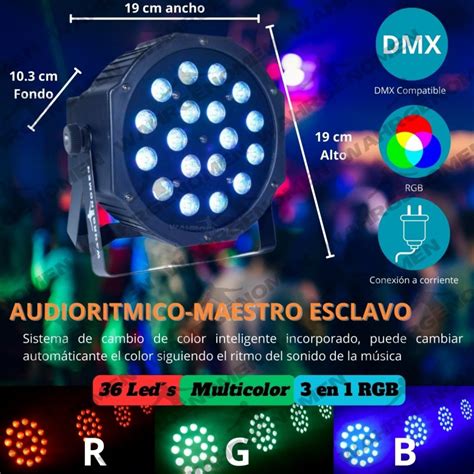 Ca On De Leds X Rgb En Audioritmico Dmx Automat